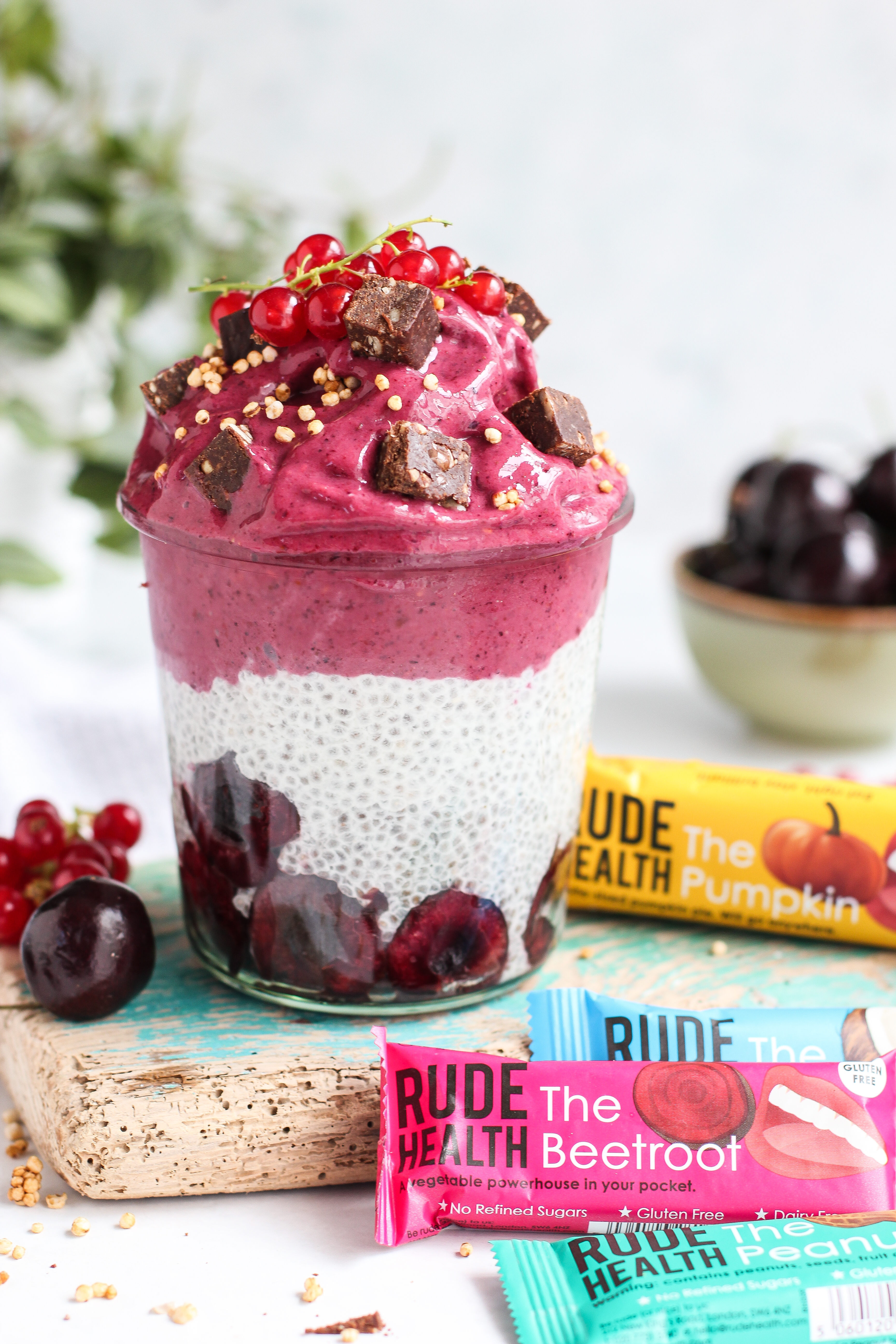 Chia pudding met nicecream